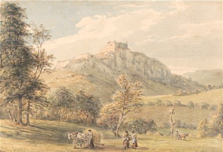 Paul Sandby - Carreg Cennan Castle - Google Art Project