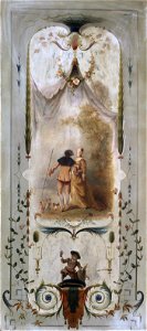 Paul-Alfred Colin - Wanddecoratie met liefdespaar - SA 38099 - Amsterdam Museum