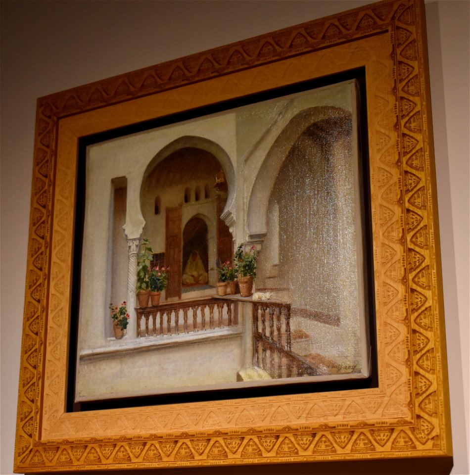 Paul-Albert Girard - Femme dans un intérieur à Alger