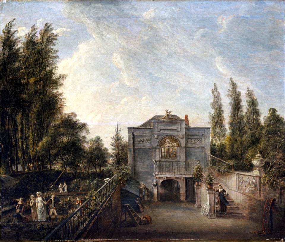 Paul Sandby - The Artist's Studio, Bayswater - Google Art Project