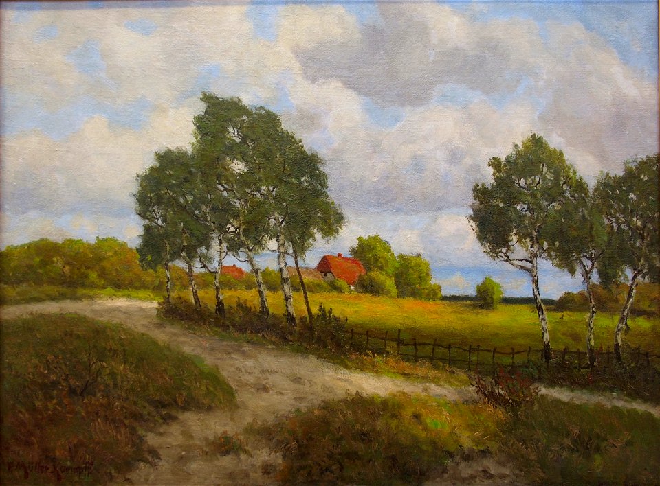 Paul Müller-Kaempff Dorflandschaft 01
