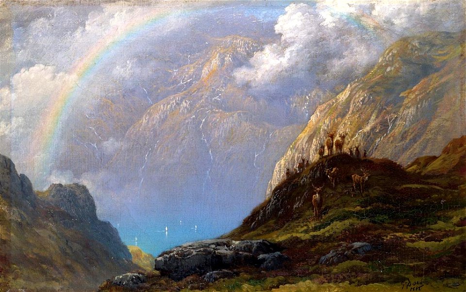 Paul-Gustave-Louis-Christophe Doré (1832-83) - Loch Carron, Scotland - RCIN 404507 - Royal Collection