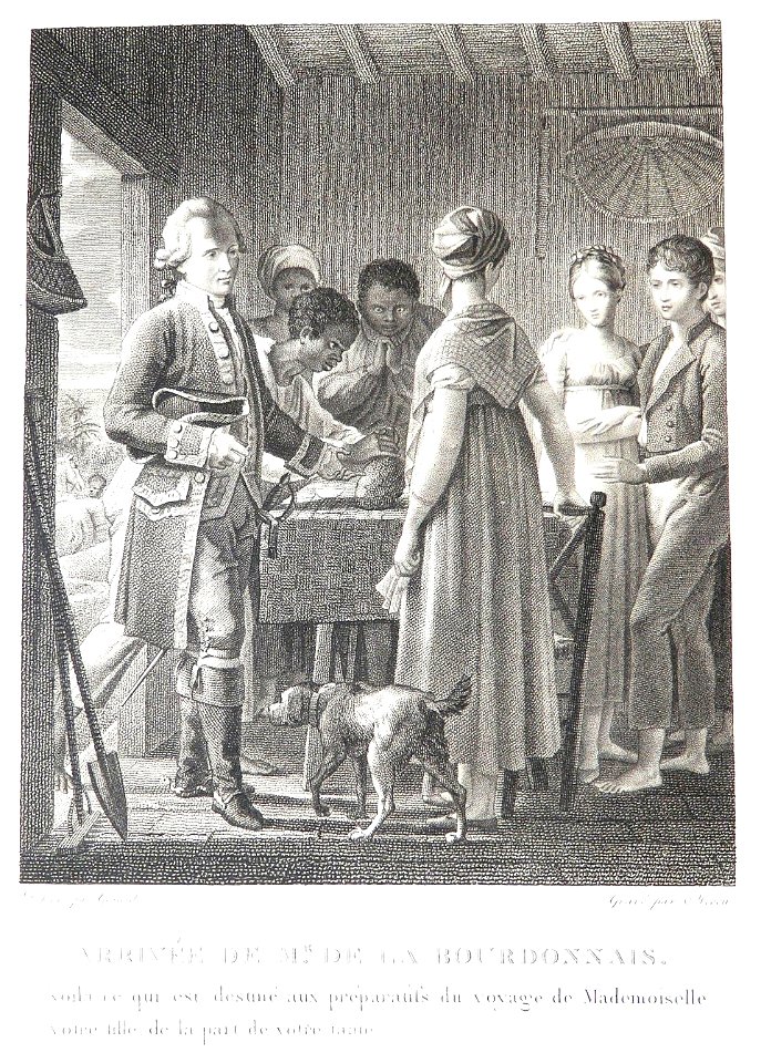 Paul virginie 1806 4 arrivee mr bourdonnais gerard
