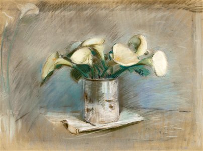 Paul-cesar helleu arum lilies 060734)