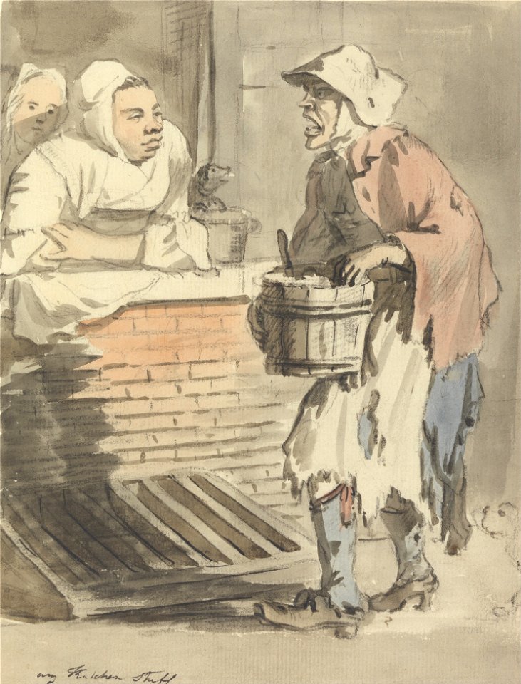 Paul Sandby - London Cries- Any Kitchen Stuff - Google Art Project