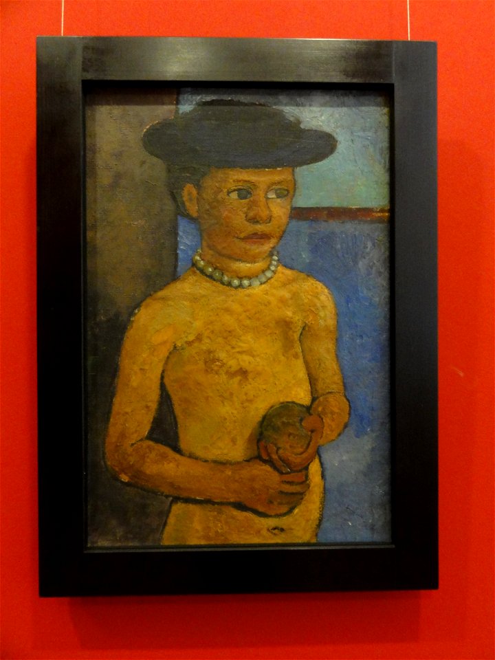 Paula Modersohn-Becker — Mädchenakt mit schwarzem Hut