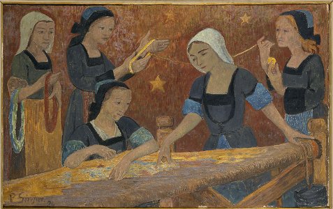 Paul Sérusier - La tapisserie (les cinq tisseuses) - PPP3012 - Petit Palais