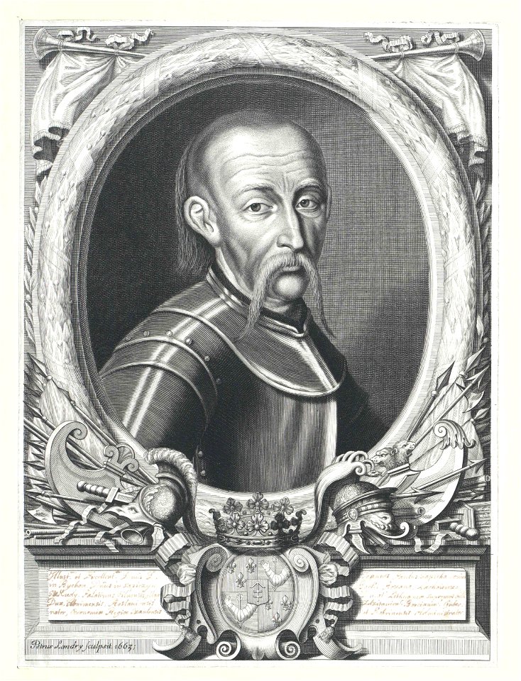 Pavał Jan Sapieha. Павал Ян Сапега (P. Landry, 1663)