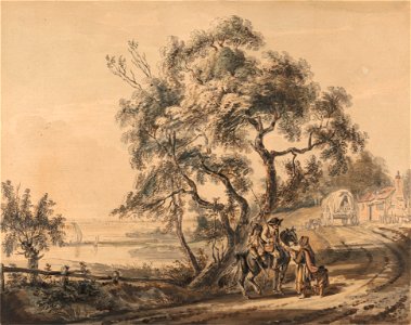 Paul Sandby - The Gypsy Fortune-Teller - Google Art Project