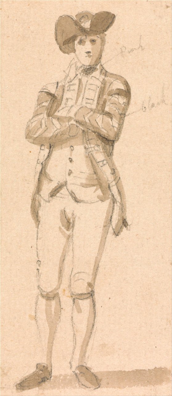 Paul Sandby - Standing Figure of a Young Man - Google Art Project