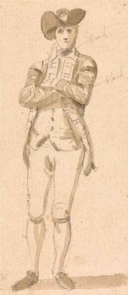 Paul Sandby - Standing Figure of a Young Man - Google Art Project