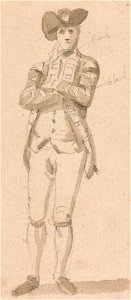 Paul Sandby - Standing Figure of a Young Man - Google Art Project