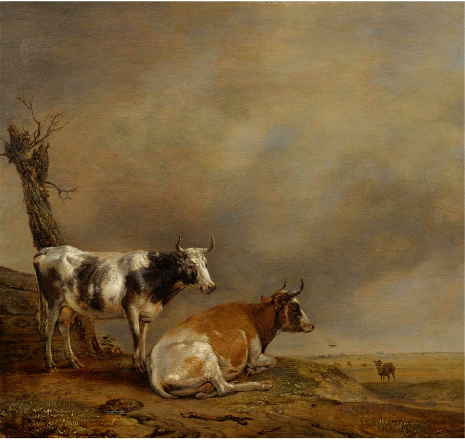 Paulus Potter - Two Cows and a Goat N08560-28-lr-1