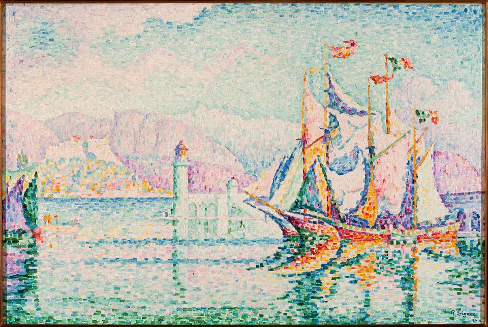 Paul Signac - Antibes, Ranek