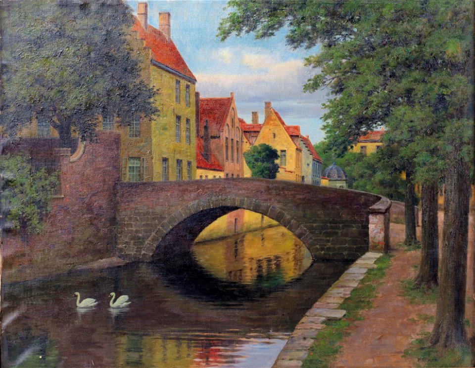 Paul Scholz Motiv aus Brügge