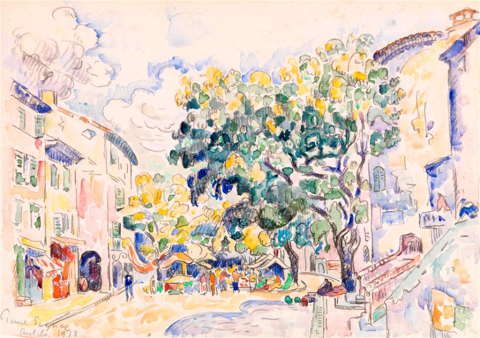 Paul Signac - Antibes - BF729 - Barnes Foundation