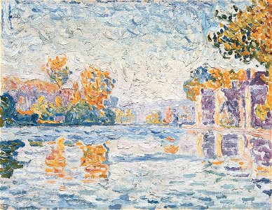 Paul Signac - Die Seine bei Samois (Studie) - 8659 - Bavarian State Painting Collections