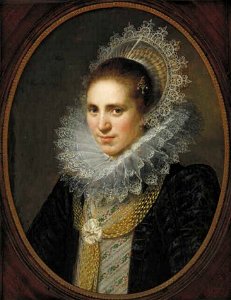 Paulus Moreelse - Portret van een jonge vrouw - 1548 (OK) - Museum Boijmans Van Beuningen