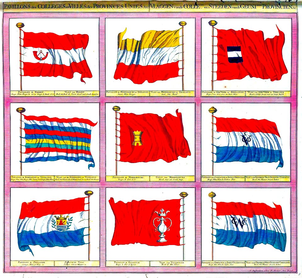 Pavillons des colleges et villes des Provinces Unies, etc.