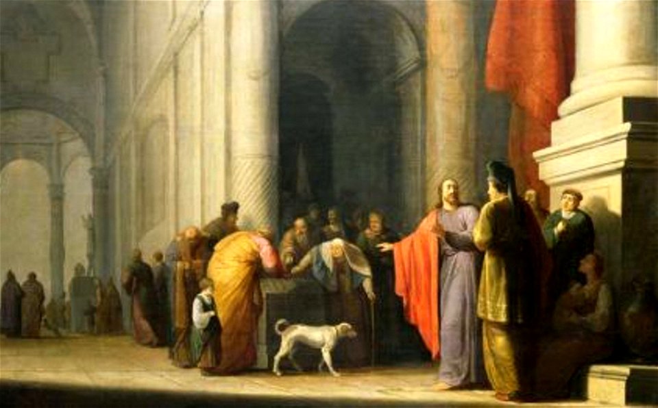 Paulus Lesire - The pennies of the poor widow