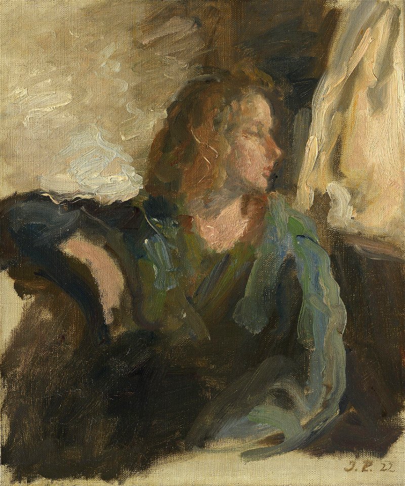 Julius Paulsen - Portrett av datteren Inger - NG.M.02319 - National Museum of Art, Architecture and Design