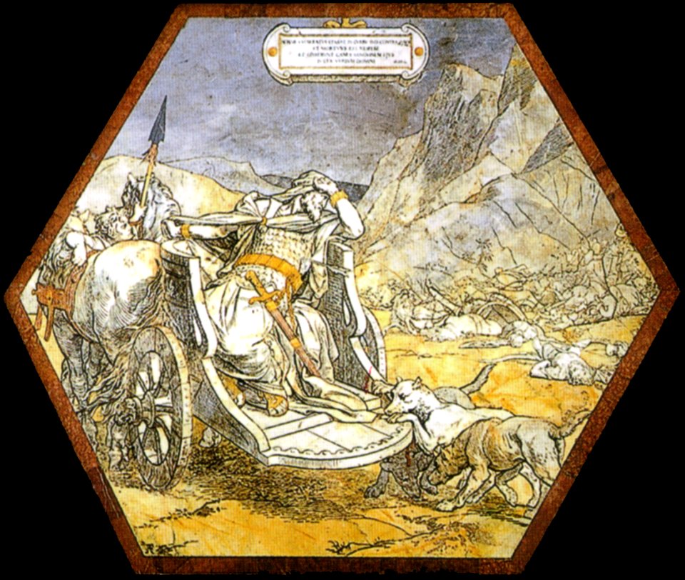 Pavimento di siena, esagono, morte di acab (alessandro franchi) 01