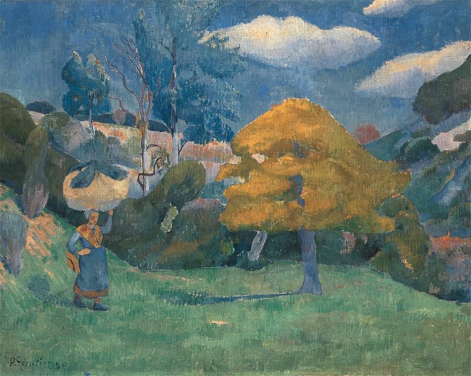 Paul Sérusier - Bretonin auf dem Weg zum Waschplatz - 12222 - Bavarian State Painting Collections