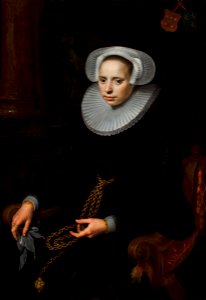 Paulus Moreelse - Portrait of Cornelia Bruynseels (Vreese)