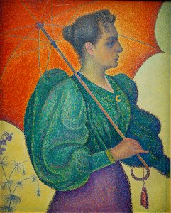 Paul Signac, Femme à l'ombrelle, 1893