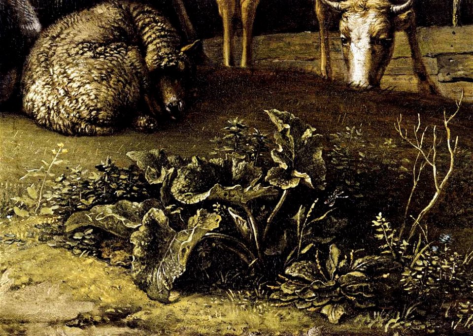 Paulus Potter - A Husbandman with His Herd (detail) - WGA18211