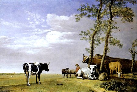 Paulus Potter - A Husbandman with His Herd - WGA18210