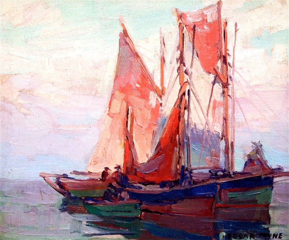Edgar Payne Fishing Boats