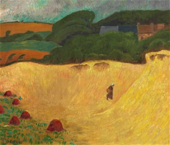 Paul Sérusier - The Beach of Les Grands Sables at Le Pouldu - 2011.307 - Art Institute of Chicago