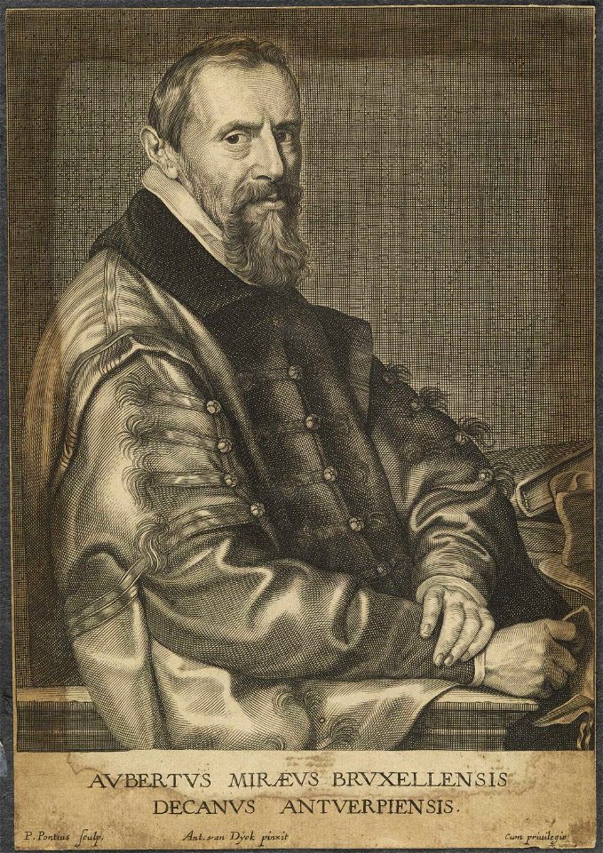 Paulus Pontius - Retrato de Alberto Miraeus