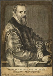 Paulus Pontius - Retrato de Alberto Miraeus