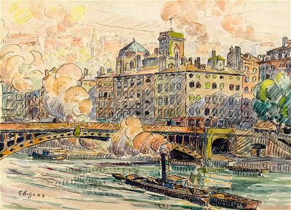 Paul Signac Pont de la Feuillée in Lyon