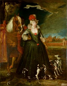Paul van Somer (c. 1576-1621) - Anne of Denmark (1574-1619) - RCIN 405887 - Royal Collection