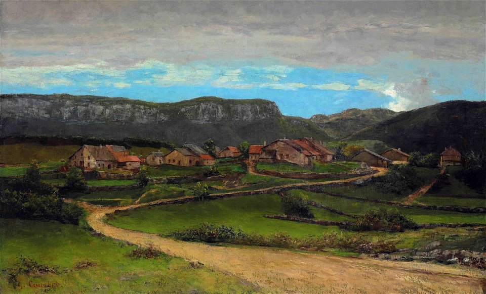 Paysage près d'Ornans (Gustave Courbet)