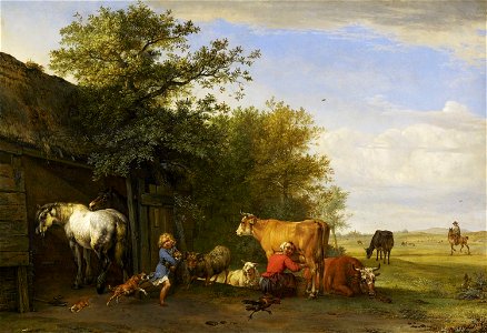 Paulus Potter (Enkhuizen 1625-Amsterdam 1654) - The Young Thief  - RCIN 400527 - Royal Collection