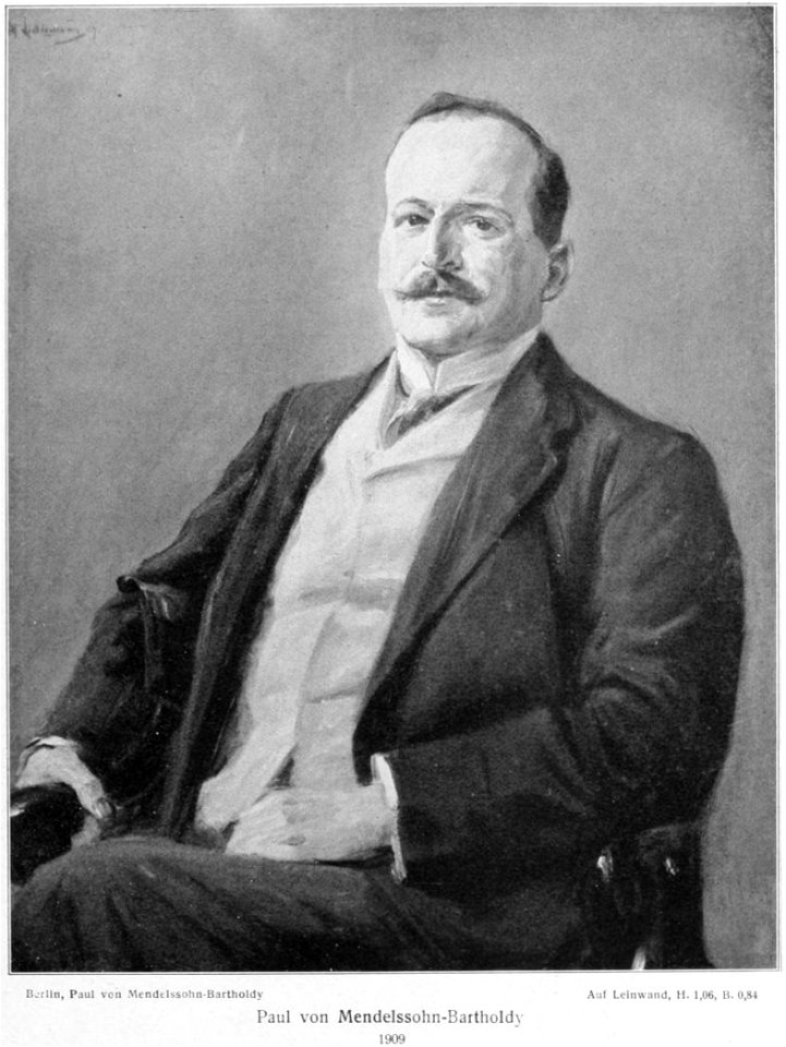 Paul v Mendelssohn-Bartholdy 1909 M.L.