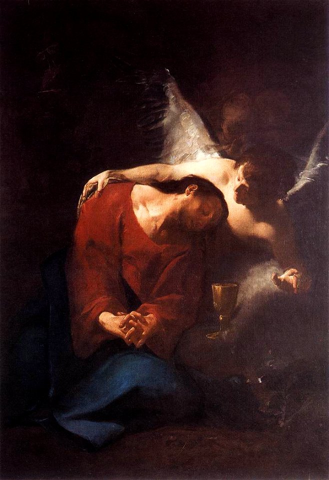 Paul Troger - Christ Comforted by an Angel - WGA23071