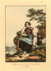 Paysanne des Environs d'Inspruck - En Tyrol (BM 1897,0401.2)