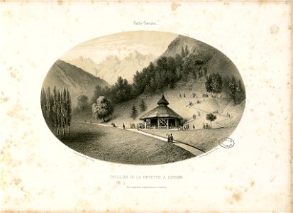 Pavillon de la buvette, à Luchon (Haute-Garonne) - Fonds Ancely - B315556101 A GORSE 1 003