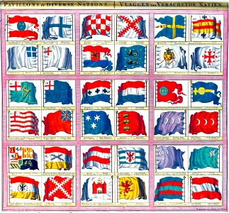 Pavillons de diverse nations