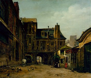 Paul-Joseph-Victor Dargaud - L'Hôtel de la Vieuville - P529 - Musée Carnavalet