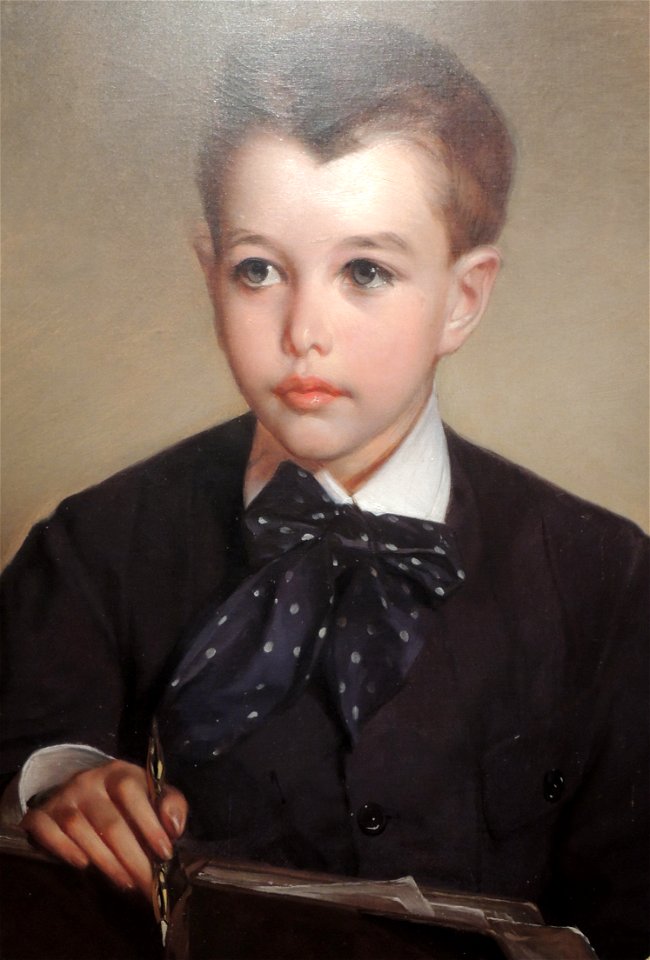 Pavel Sergeevich Sheremetev by I.Makarov (1880s, Ostankino) detail