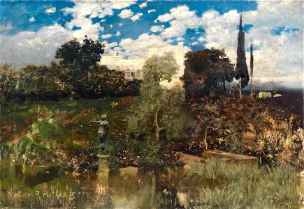 Paul Wilhelm Keller-Reutlingen Italienische Landschaft 1884