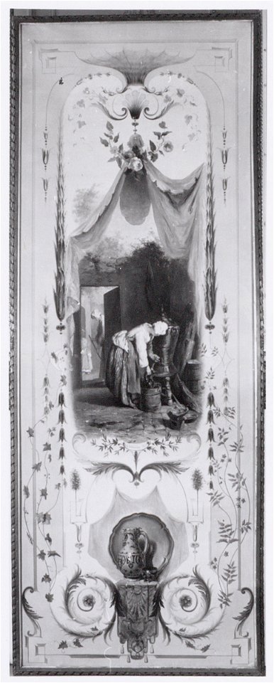 Paul-Alfred Colin - Wanddecoratie met watertappende vrouw - SA 38108 - Amsterdam Museum