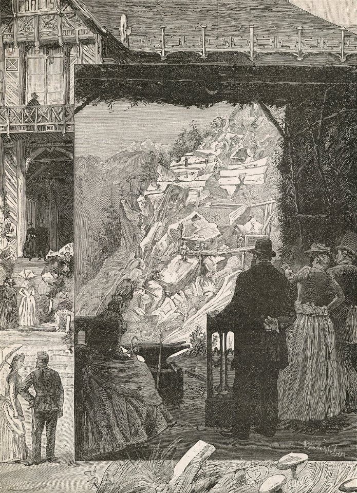 Pavillon des forêts; Le panorama de la combe de Péguerre