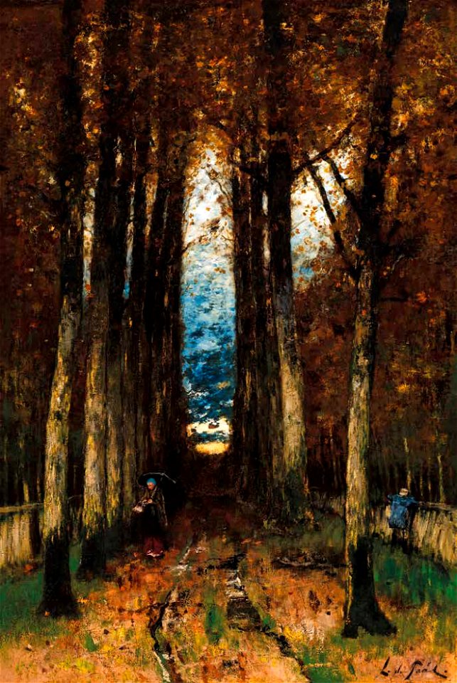Paál László - 1873 - Eső után, őszi hangulat (Napnyugta)